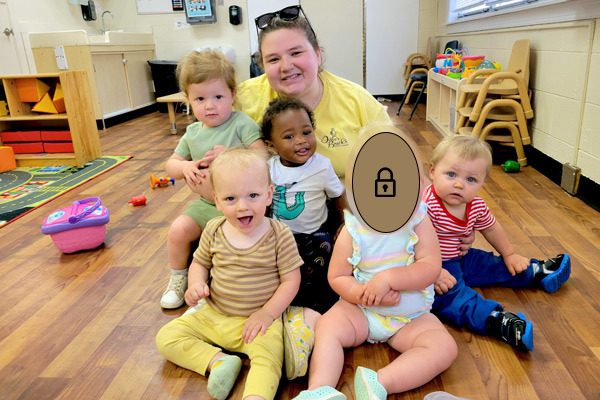 Kids looking at camera